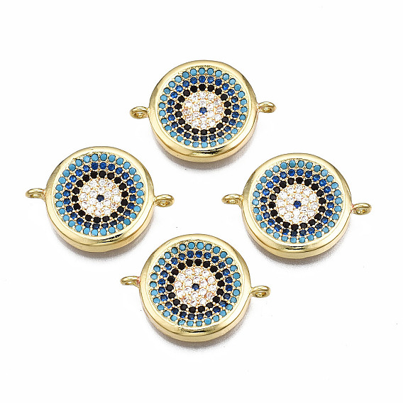 Латунные микро проложить кубических ссылки циркония, плоско-круглые
