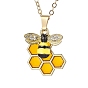 Сплав ожерелья шкентеля, ожерелья-цепочки из латуни для женщин, пчела