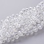 Стеклянные бусины, гальваническое покрытие, кристалла Suncatcher, граненые, шайба