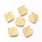 Латунные подвески, сердце