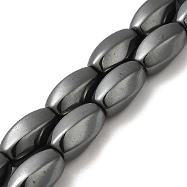 Non-Magnetic Synthetic Hematite Beads Strands, Twist