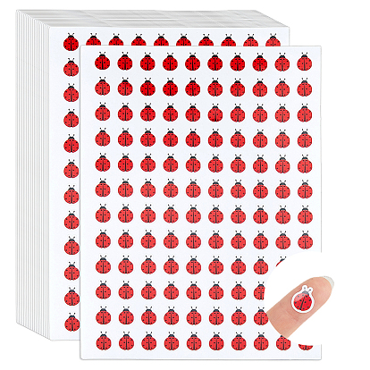 26 листы бумажных наклеек, самоклеящиеся наклейки, коровка