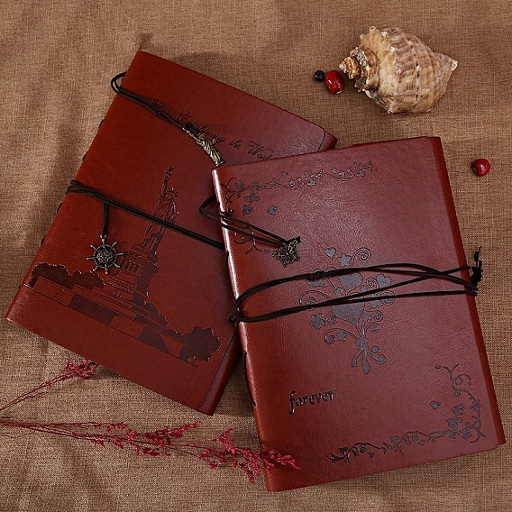 Блокноты из искусственной кожи, путевые журналы, принадлежности для колдовства