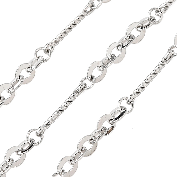 304 цепи овальные из нержавеющей стали, пайки, с катушкой