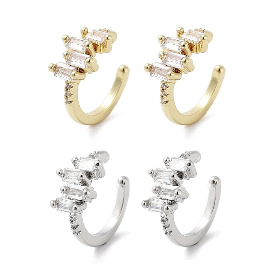 Латунное покрытие стойки, манжета из микропаве с кубическим цирконием, без кадмия и без свинца, долговечный