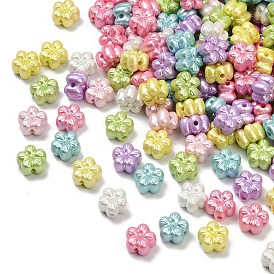 Непрозрачные акриловые бусины с имитацией жемчуга, цветка сливы