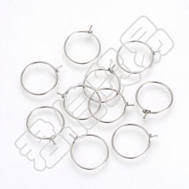316L Stainless Steel Hoop Earrings