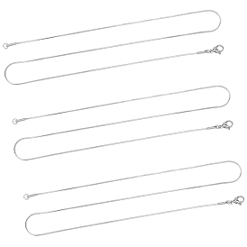 Classic Plain 304 Stainless Steel Snake Chain Necklaces