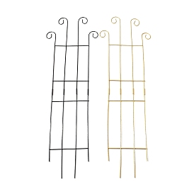 Железная садовая решетка, Декоративная подставка с завитками для вьющихся растений и горшечных растений.