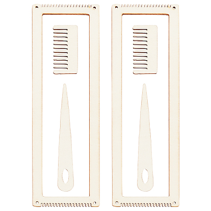 Наборы прямоугольных деревянных ткацких станков, с гребешком и каплевидными иглами