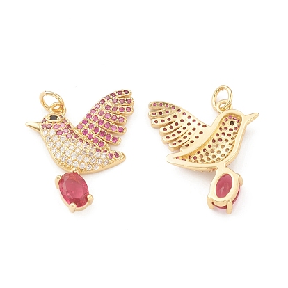 Кулоны из экологически чистой латуни с микропаве и кубическим цирконием, с целью перехода в кольце, без свинца и без кадмия, долговечный, очарование птицы