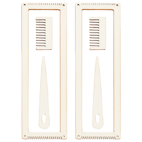 Наборы прямоугольных деревянных ткацких станков, с гребешком и каплевидными иглами