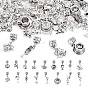 34Pcs 17 Styles Alloy European Dangle Charms, Cups, Mixed Shapes