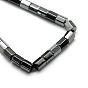 Non-magnetic Synthetic Hematite Hexagon Beads Strands, Grade AA