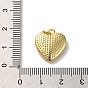 Rack Plating Brass Micro Pave Cubic Zirconia Pendants, Cadmium Free & Lead Free, Heart