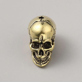 Brass Skull Beads