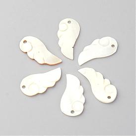 Freshwater Shell Pendants, Wing