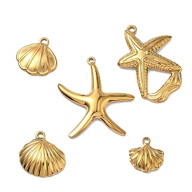 Тема Ocaen 304 подвески из нержавеющей стали, реальный 18 k позолоченный