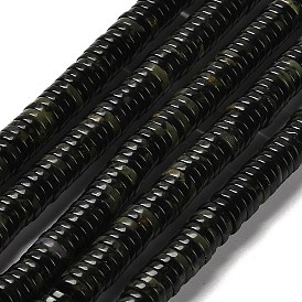 Натуральные пряди камбабы из яшмы, диск, Heishi бусы