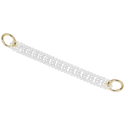 ABS Plastic Bag Handles, with  Zinc Alloy Spring Gate Rings, for Bag Straps Replacement Accessories