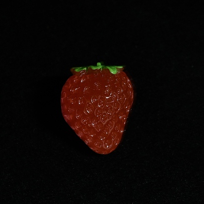 Украшения для кукольного домика из светящейся смолы, реквизит, имитация фруктов, светится в темноте