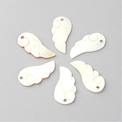 Freshwater Shell Pendants, Wing