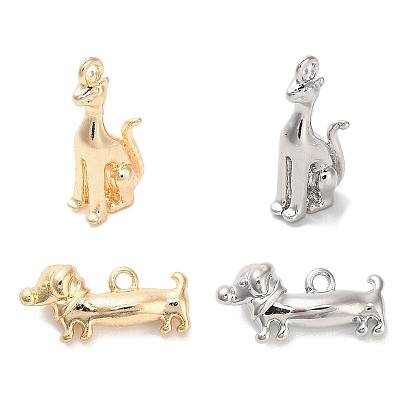 Латунные подвески, собака прелести