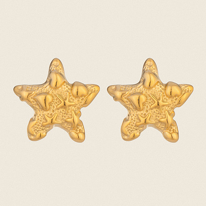 304 из нержавеющей стали серьги, звезда с теплицей