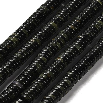 Натуральные пряди камбабы из яшмы, диск, Heishi бусы