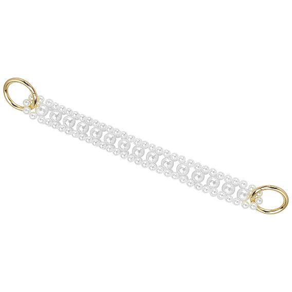 ABS Plastic Bag Handles, with  Zinc Alloy Spring Gate Rings, for Bag Straps Replacement Accessories