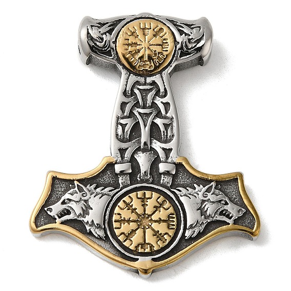 Викинг 304 подвески из нержавеющей стали, молот Тора с подвеской Вегвизир