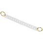 ABS Plastic Bag Handles, with  Zinc Alloy Spring Gate Rings, for Bag Straps Replacement Accessories