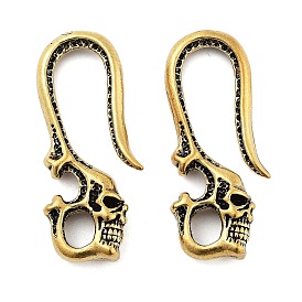 Retro Brass S Shaped Skull Hook Clasp for Car Keychain