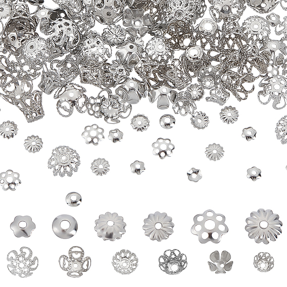 360 шт. 12 стили наборы железных бусин, цветок