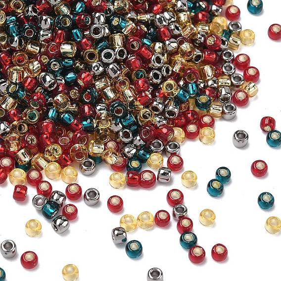 4 цвета 8/0 рождественские круглые бисеринки Toho, 22a & 25c & 27bd & 711