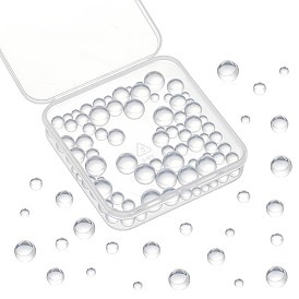 85 шт. 4 стили бусины из натурального кварца, без отверстия / не просверленный, круглые бусины