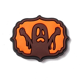 Halloween Theme PVC Cabochons, Ghost