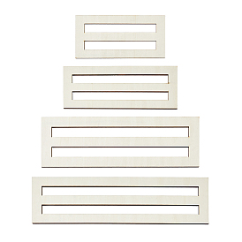 4шт 4 стиль доски для венков из дерева, деревянные доски для цветов макраме для сетчатого венка, венок своими руками декор материалы