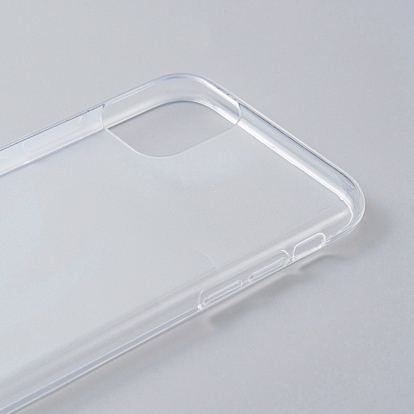 Transparent DIY Blank Silicone Smartphone Case, Fit for iPhone11(6.1 inch), For DIY Epoxy Resin Pouring Phone Case