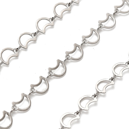 304 цепи с лунными звеньями из нержавеющей стали, несварные