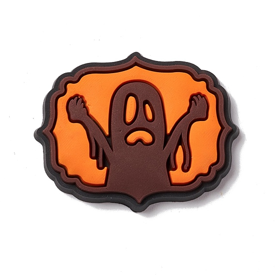 Halloween Theme PVC Cabochons, Ghost