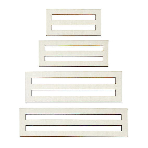 4шт 4 стиль доски для венков из дерева, деревянные доски для цветов макраме для сетчатого венка, венок своими руками декор материалы