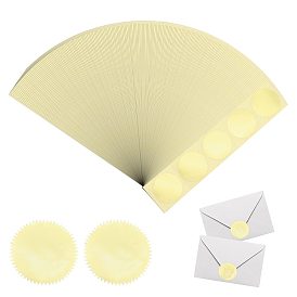 Selbstklebendes Aufkleberpapier, Klebeetikett, gewellter Rand rund