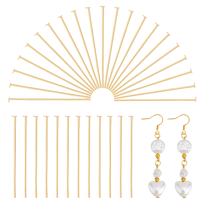 300 шт. 304 штифты с плоской головкой из нержавеющей стали