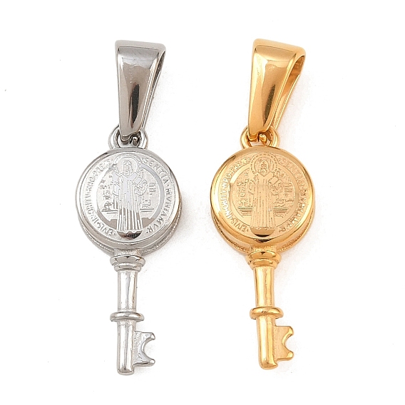 304 подвески из нержавеющей стали, ключ святого Бенедикта