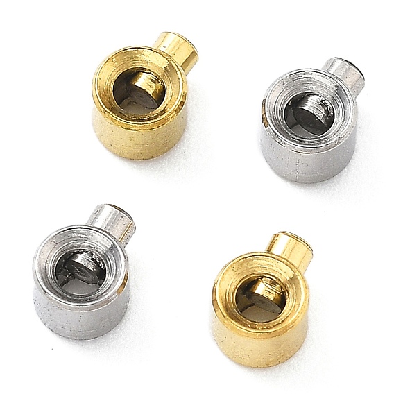 304 из нержавеющей стали обжимной бисер, свободные шарики, рондель