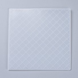 Plastic Embossing Folders, Concave-Convex Embossing Stencils, for Handcraft Photo Album Decoration