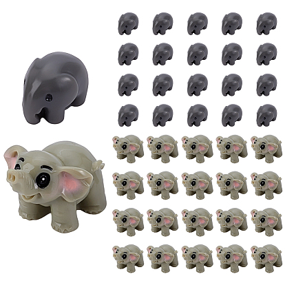 50шт. 2 стили смола 3 украшения в виде слонов, украшения для демонстрации микро-ландшафтов
