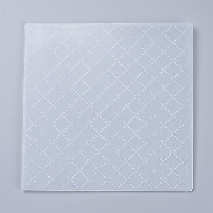 Plastic Embossing Folders, Concave-Convex Embossing Stencils, for Handcraft Photo Album Decoration