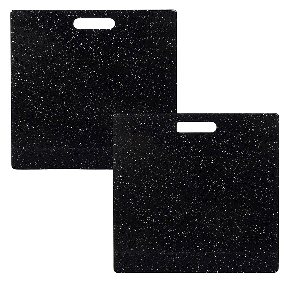 Акриловые большие подвески, прямоугольные, с блеском порошок